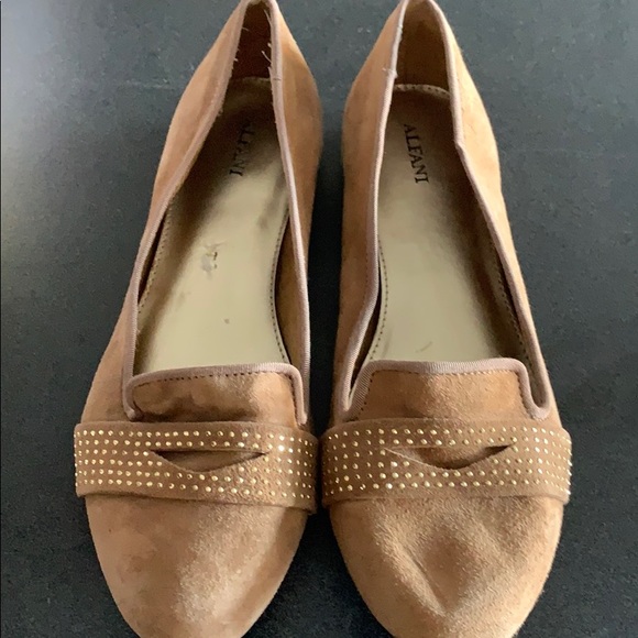 Alfani Shoes - Alfani Loafer Suede Slide Flats 8M